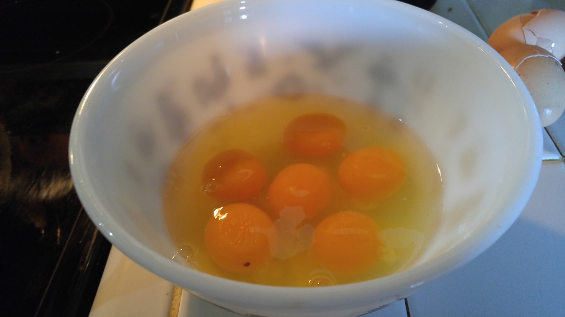 eggs in a bowl