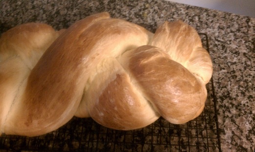 Egg braid bread